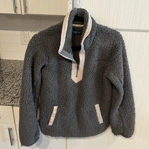 Half-zip Sherpa
